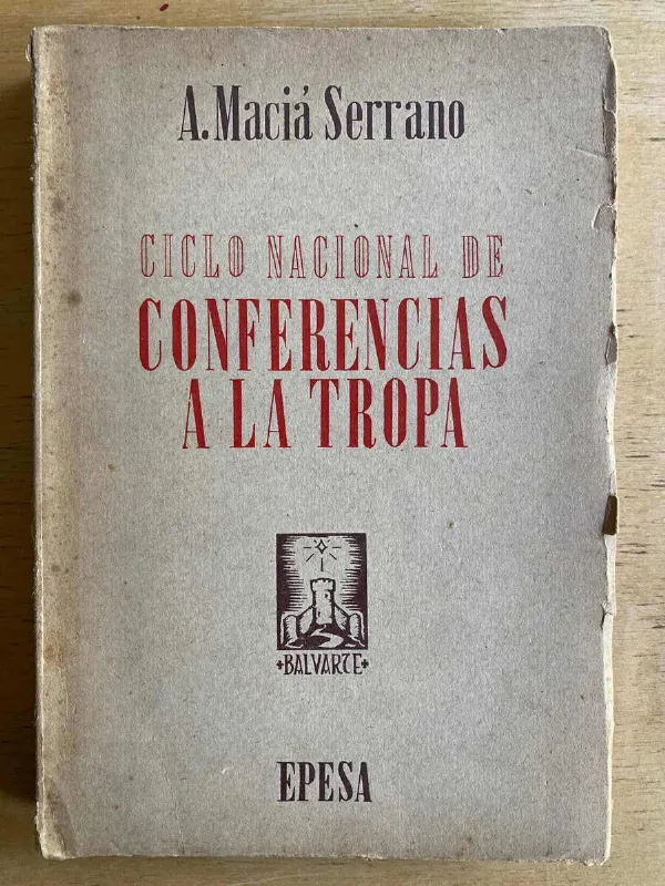 Tapa de Ciclo Nacional De Conferencias A La Trop- Macia Serrano (e2)