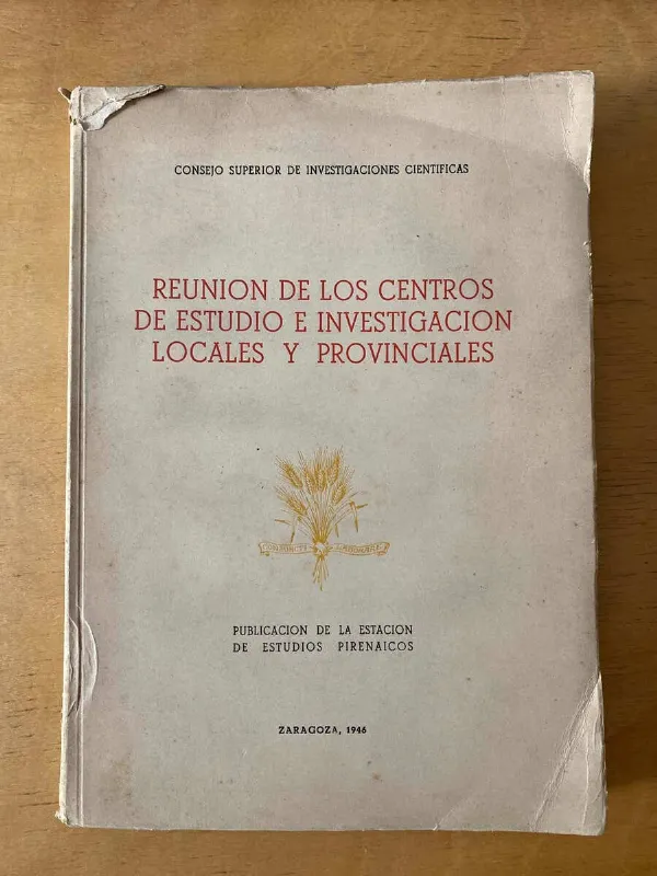 Tapa de Reunion De Los Centros De Estudio E Investigacion Loc (d3)