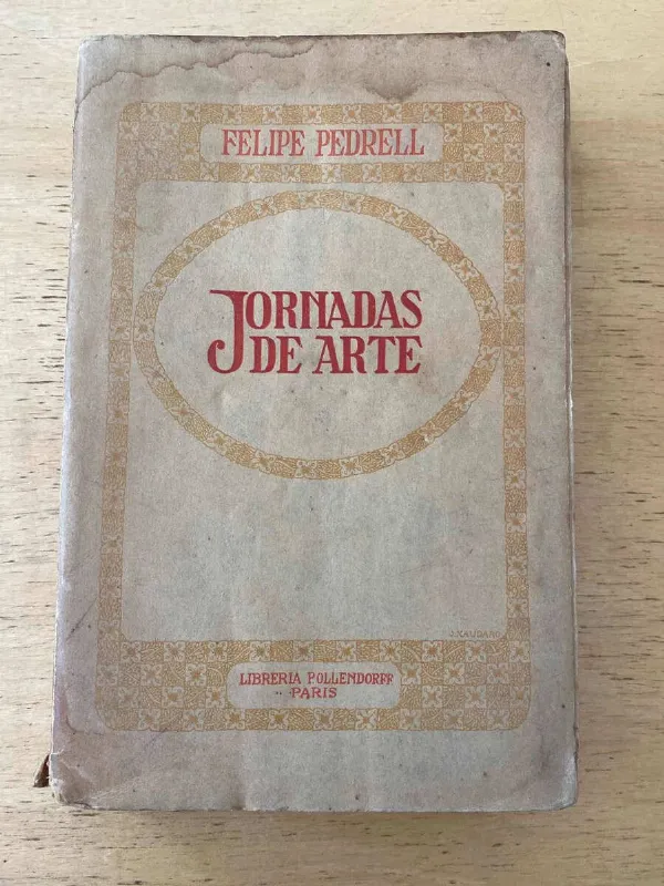 Jornadas De Arte - Pedrell, Felipe (y4) (Y4)