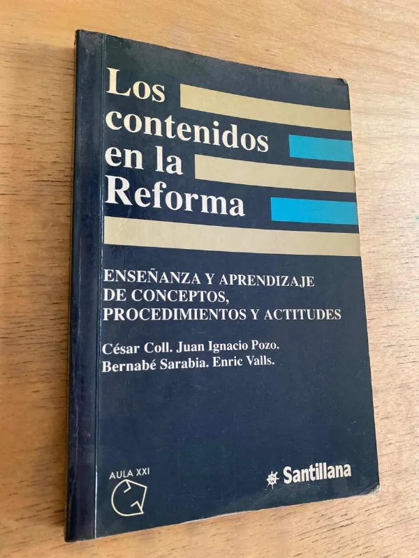 Tapa de Los Contenidos En La Reforma- Coll; Pozo; Sarabia; Valls(k4)