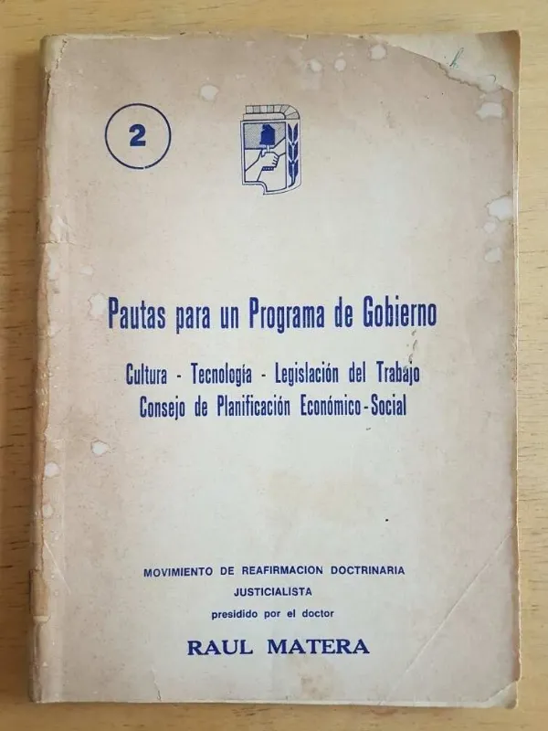 Tapa de Pautas Para Un Programa De Gobierno - Matera, Raul (g2)