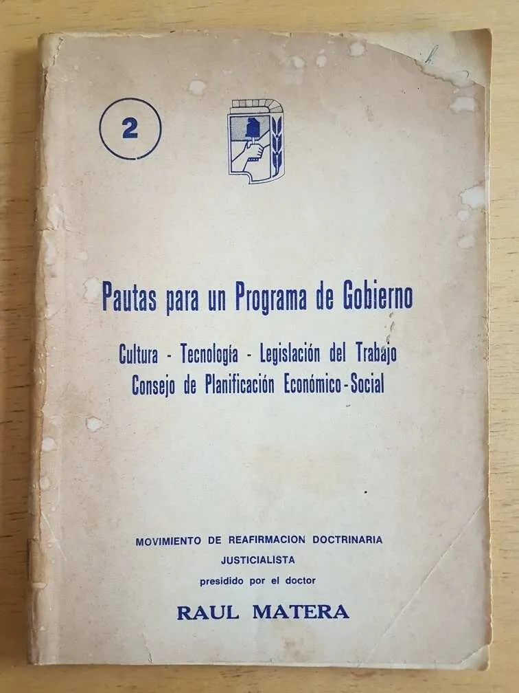 Pautas Para Un Programa De Gobierno - Matera, Raul (g2)