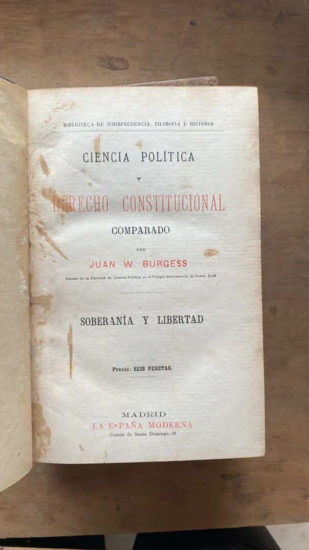 Ciencia Politica Y Derecho Constitucional Comp- Burgess (s5)