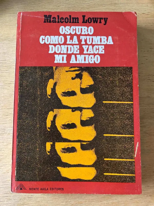 Tapa de Oscuro Como La Tumba Donde Yace Mi Amigo - Lowry (y5)