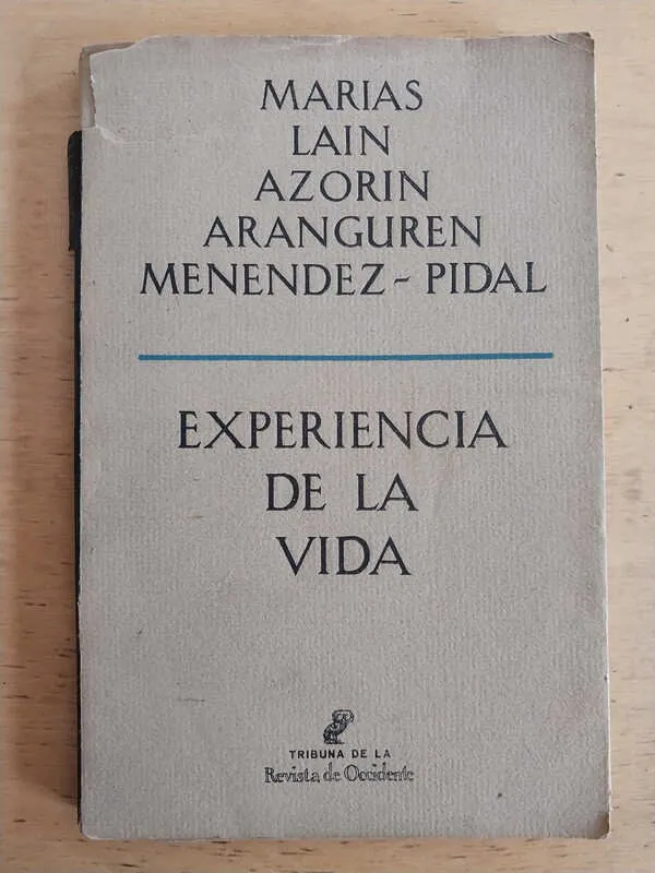 Tapa de Marias;lain;aranguren;menendez - Experiencia De La Vida (j4)