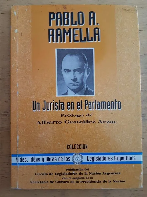 Tapa de Un Jurista En El Parlamento - Ramella, Pablo (k3)