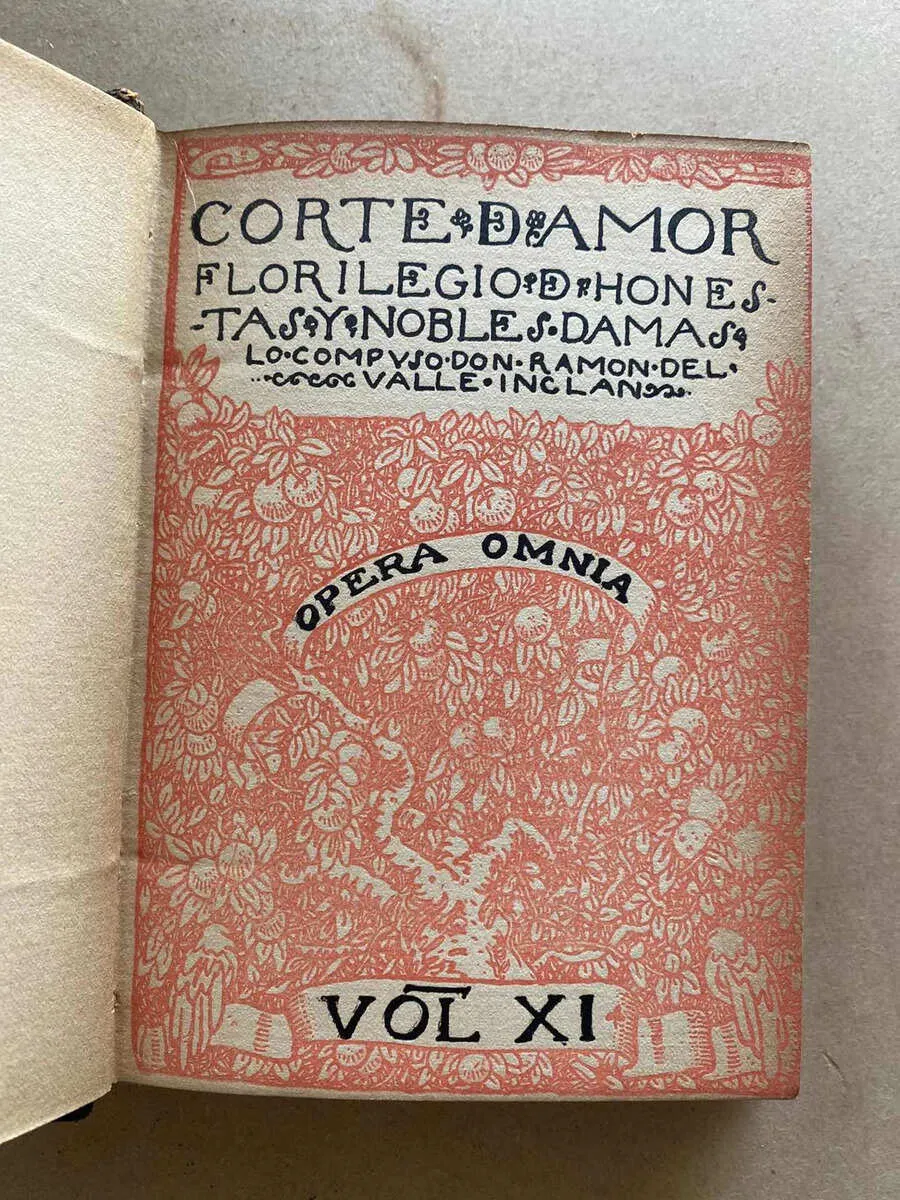 Corte De Amor. - Del Valle Inclan, Ramon (O6)