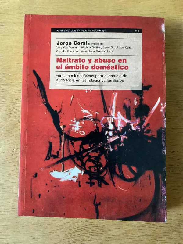 Tapa de Maltrato Y Abuso En El Ambito Domestico - Corsi, Jorge (X3)
