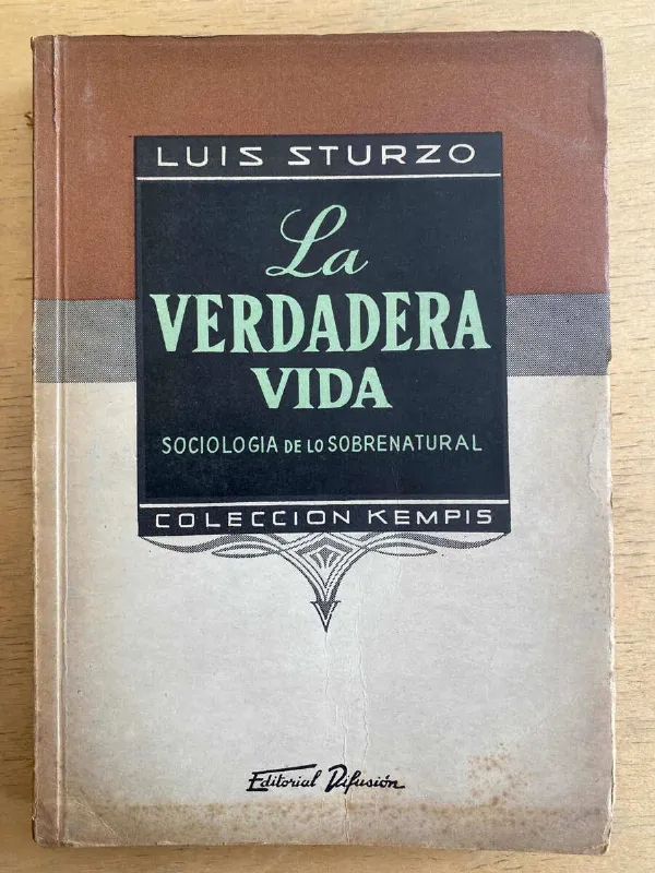 Tapa de La Verdadera Vida - Sturzo, Luis (a7)