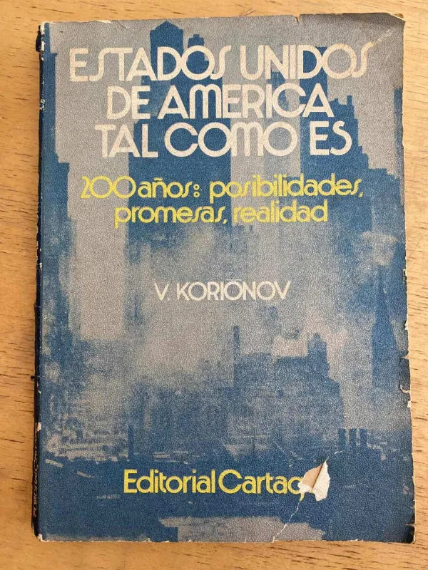Tapa de Estados Unidos De America Tal Como Es - Korionov (k4)