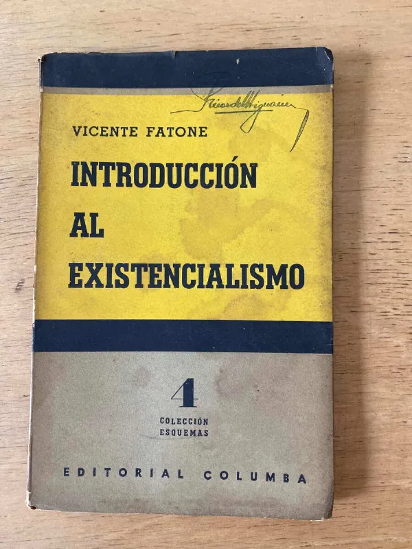 Introduccion Al Existencialismo - Fatone, Vicente (t3)