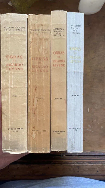 Obras de Ricardo Levene - Levene, Ricardo (gg1)