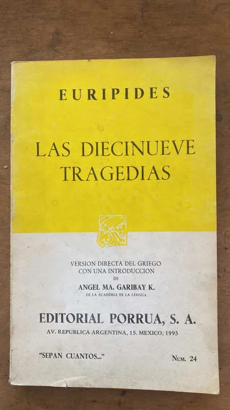 Las diecinueve tragedias - Euripides (d d 5)
