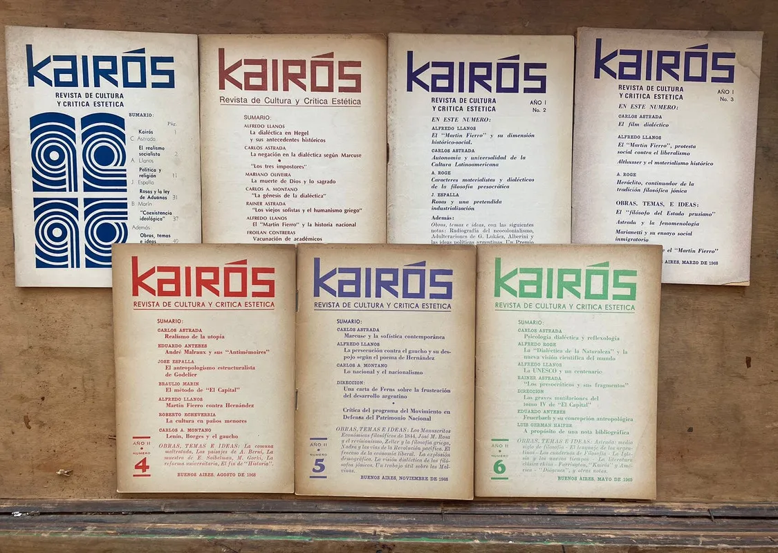 Kairos revista de cultura y critica es- Astrada; Llanos (A3