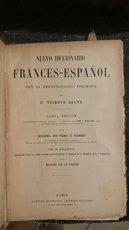 Nuevo Diccionario Frances Español - Salva, Vicente (L1)