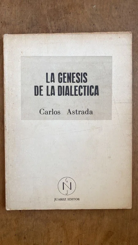 La Genesis de la Dialectica - Astrada, Carlos (C4)