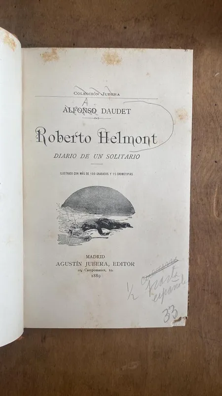 Roberto Helmont, diario de un solitario - Daudet (M3)