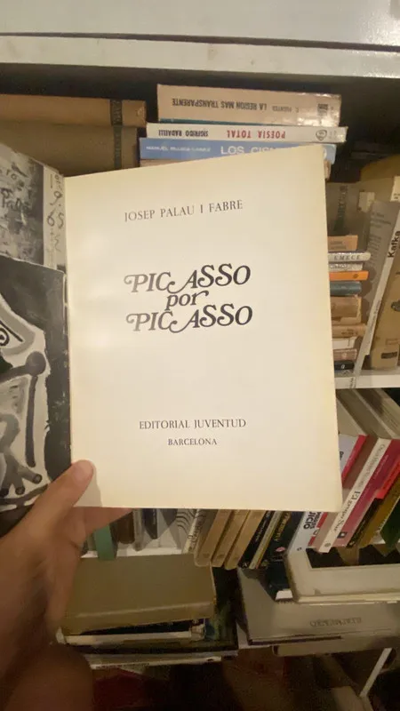 Tapa de Picasso por Picasso - Palau i Fabre (N1)