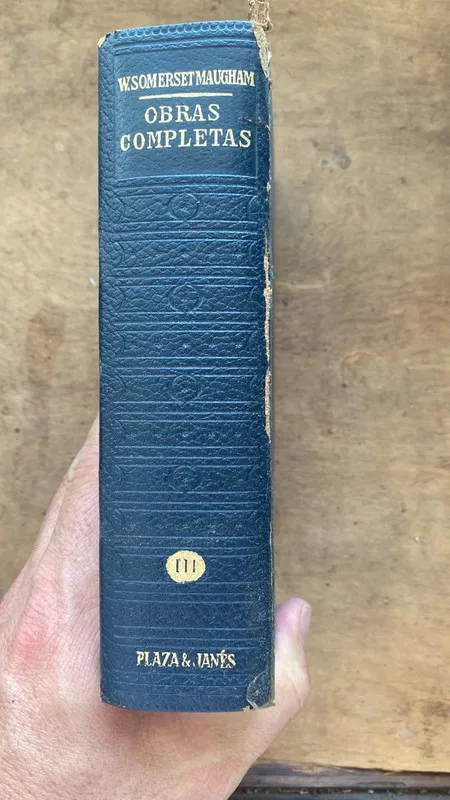 Tapa de Obras Completas III - Somerset, Maugham (N1)
