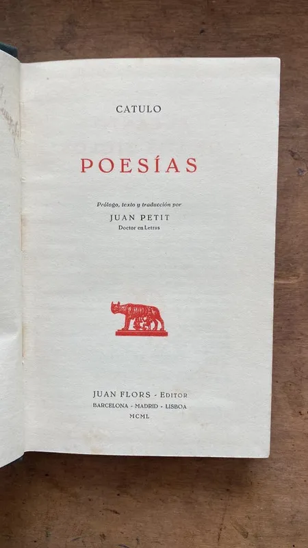Poesias - Catulo, (H3)