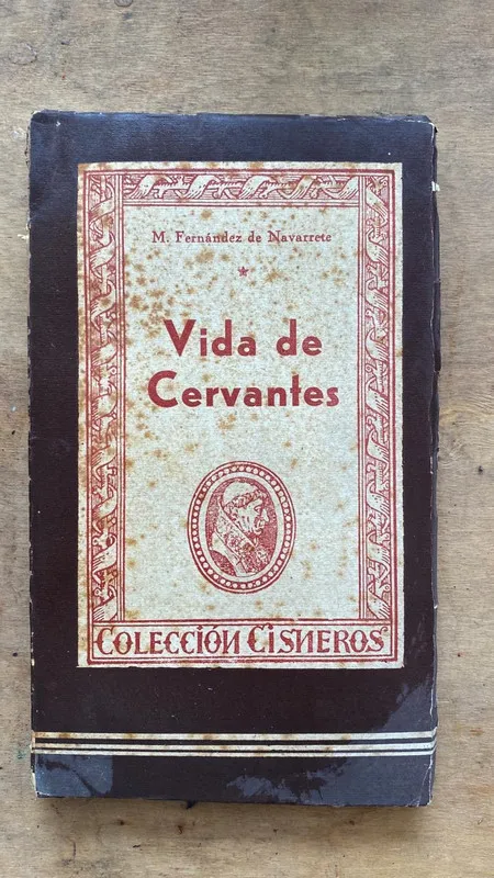 Vida de cervantes - Fernandez de Navarrete, M. (G5)