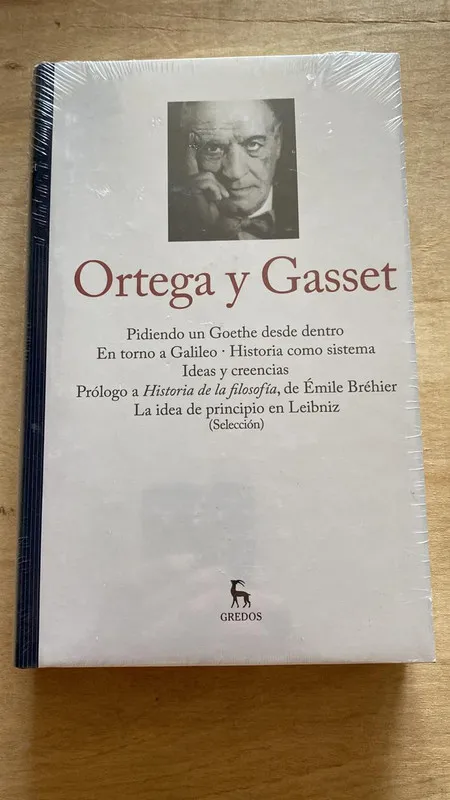 Pidiendo un Goethe desde adentro - Ortega y Gasset (e piso)